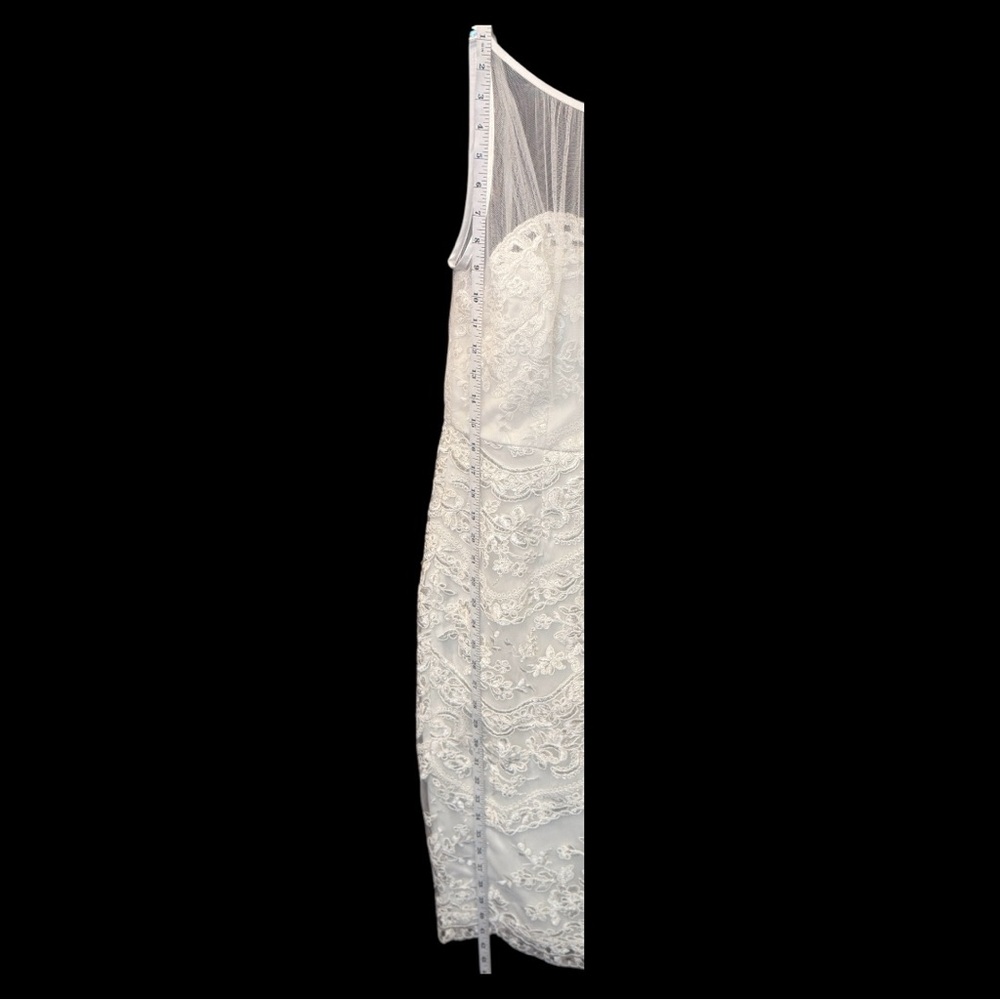 Ardrianna Papelle NWT ivory lace and sequin sheath dress.  Gorgeous size 2 - Picture 8 of 11